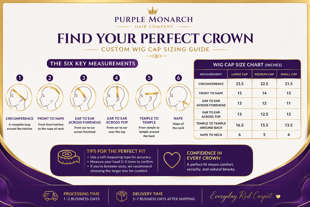 Wig Cap Size Guide